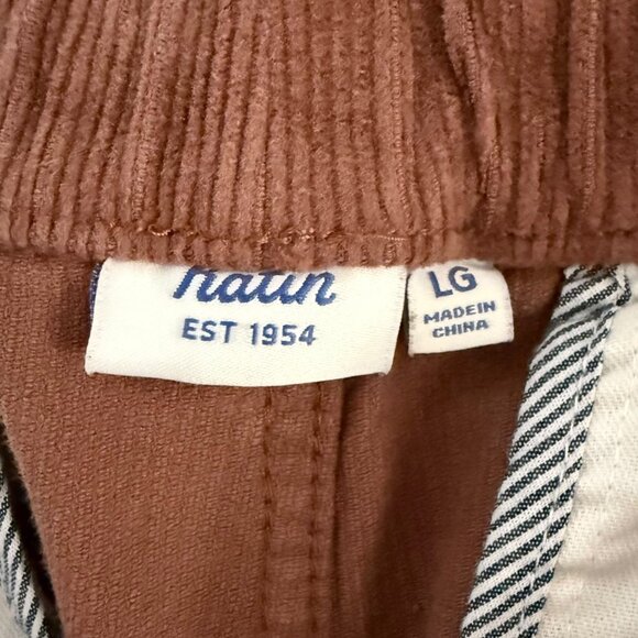 Katin Corduroy Local Short Brown Men's Large Drawstring Pockets Casual Comfort - Picture 8 of 11